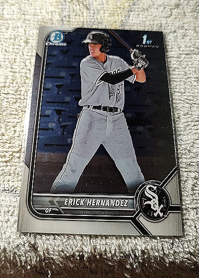 2022 Bowman Chrome #BCP-181 Erick Hernandez — front