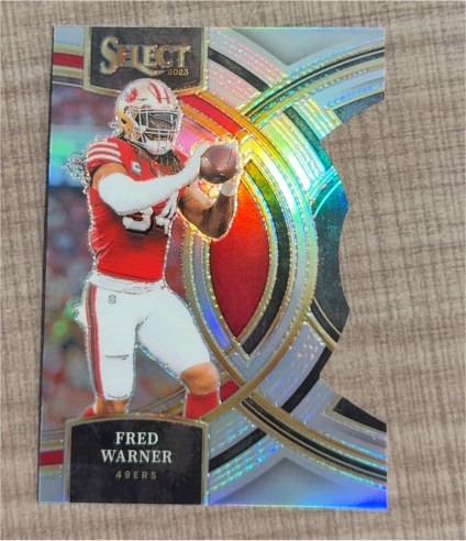 2023 Panini Select Premier Level Die-Cut #195 Fred Warner — front