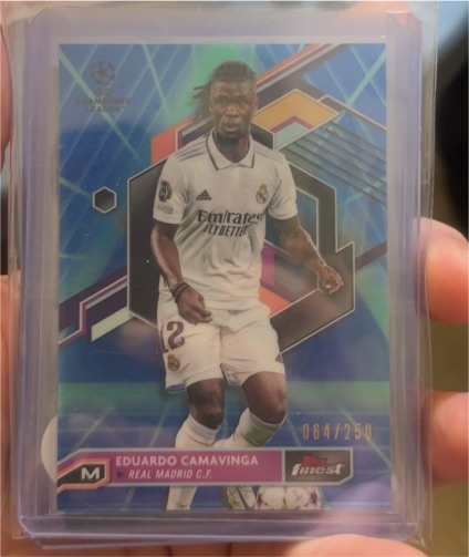 2022-23 Topps Finest UEFA #77 Eduardo Camavinga — front