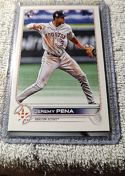 2022 Topps Update #US253 Jeremy Pena — front