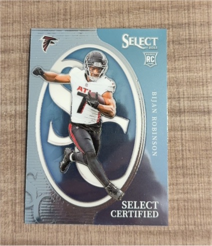 2023 Panini Select #CRO-BRO Bijan Robinson — front