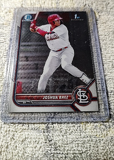 2022 Bowman Chrome #BCP-112 Joshua Baez — front