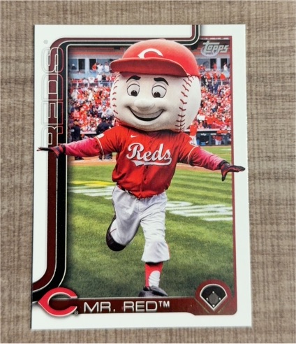 2025 Topps Celebration Mascots #M-7 Mr. Red — front