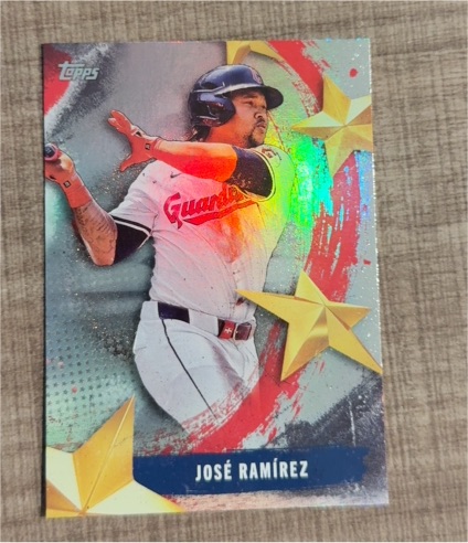 2025 Topps Series 1 Stars of MLB #SMLB-20 José Ramírez — front
