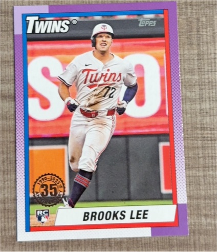 2025 Topps Series 1 #T90-24 Brooks Lee — front