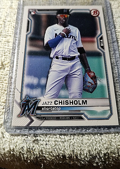 2021 Bowman #71 Jazz Chisholm — front
