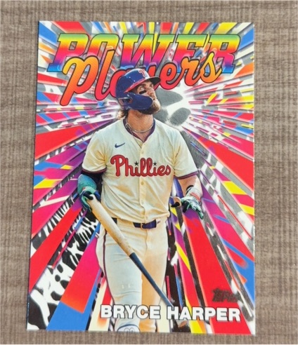 2025 Topps Series 1 Celebration Power Players #PP-13 Bryce Harper — front