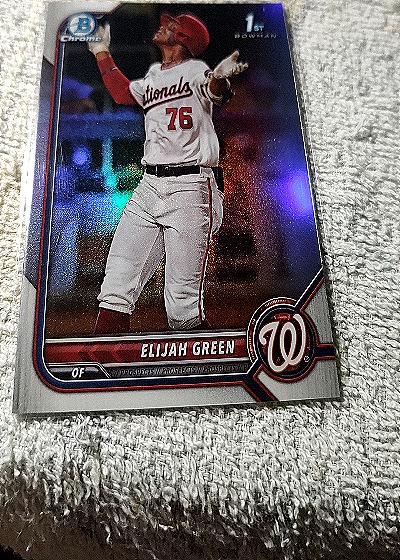 2022 Bowman Draft #BDC-23 Elijah Green — front