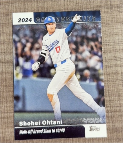 2025 Topps Series 1 - 2024 Greatest Hits #GH-23 Shohei Ohtani — front