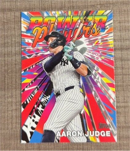 2025 Topps Series 1 Celebration Power Players #PP-12 Aaron Judge — front