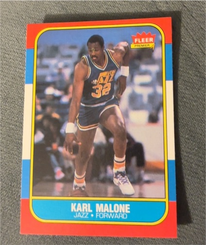 1986-87 Fleer #68 Karl Malone — front