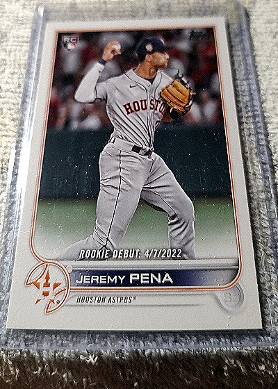2022 Topps Update #US276 Jeremy Pena — front