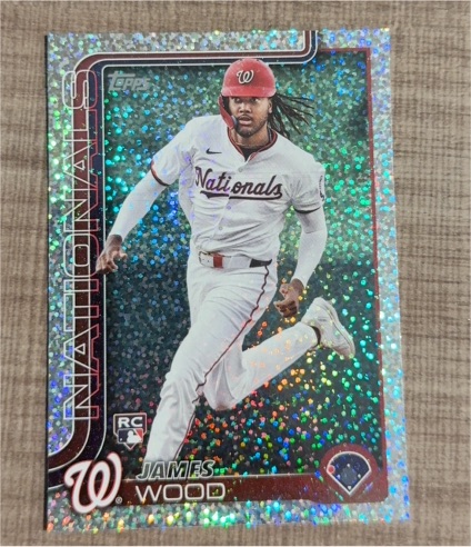 2025 Topps Series 1 #181 James Wood — front