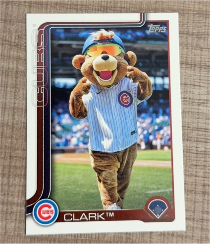 2025 Topps #M-5 Clark Mascot Chicago Cubs — front