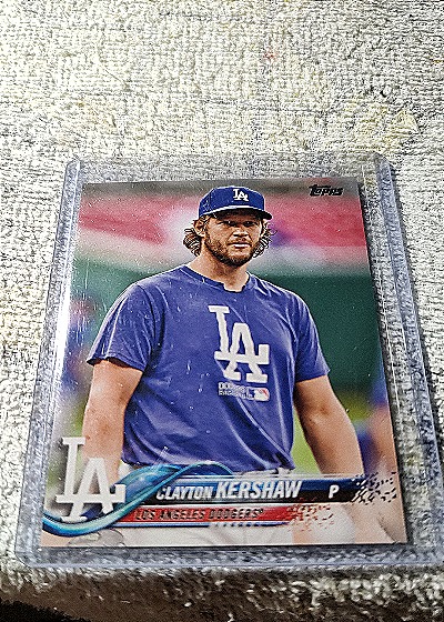 2018 Topps #Clayton Kershaw Los Angeles Dodgers — front