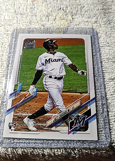 2021 Topps Series 1 #538 Jazz Chisholm Jr. — front