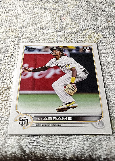 2022 Topps Update #US34 CJ Abrams — front