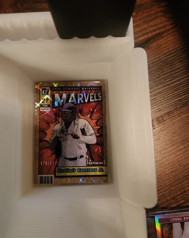 2022 Donruss Baseball Marvels Diamond #M-7 Vladimir Guerrero Jr. — front