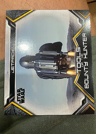 2020 Topps Star Wars The Mandalorian Tools of the Bounty Hunter #TB-10 Jetpack — front