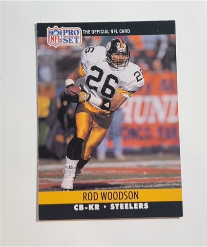 1990 Pro Set #626 Rod Woodson — front