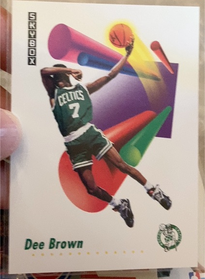 1991-92 SkyBox #13 Dee Brown — front