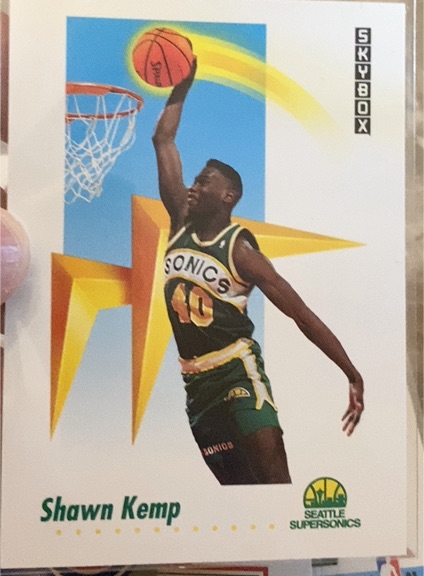 1991-92 SkyBox #271 Shawn Kemp — front