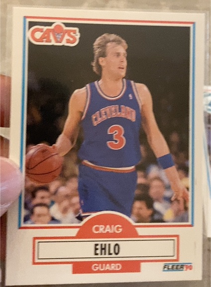 1990-91 Fleer #32 Craig Ehlo — front