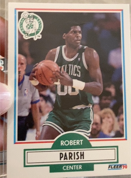 1990-91 Fleer #13 Robert Parish — front