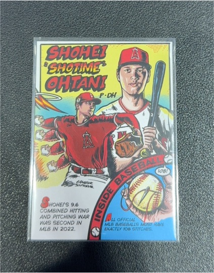 2023 Topps Archives 1979 Topps Comics #79TC-1 Shohei Ohtani — front