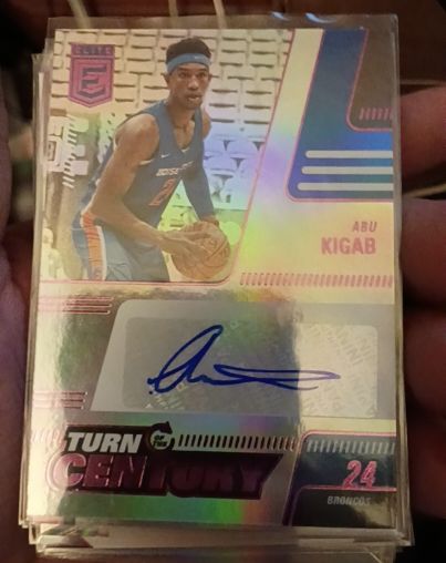 2022 Panini Chronicles Draft Picks Turn of the Century #TTC-AKI Abu Kigab — front