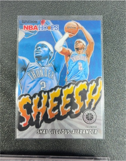 2023-24 Panini NBA Hoops Premium Stock #15 Shai Gilgeous-Alexander Sheesh — front