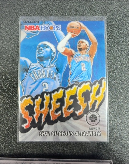 2023-24 Panini NBA Hoops Premium Stock #15 Shai Gilgeous-Alexander — front