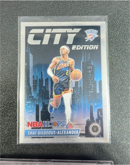 2023-24 Panini NBA Hoops Premium Stock City Edition #26 Shai Gilgeous-Alexander — front