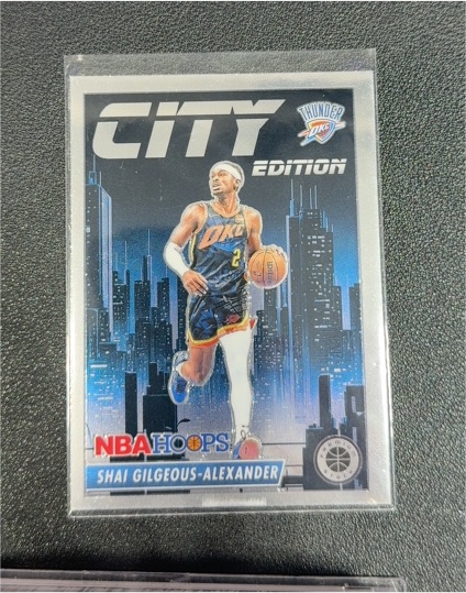 2023-24 Panini NBA Hoops Premium Stock City Edition #26 Shai Gilgeous-Alexander — front