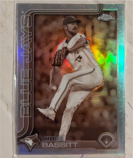 2025 Topps Chrome #184 Chris Bassitt Sepia Refractor — front