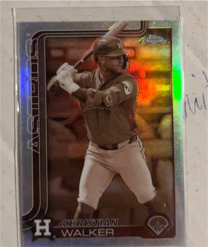 2025 Topps Chrome #279 Christian Walker — front