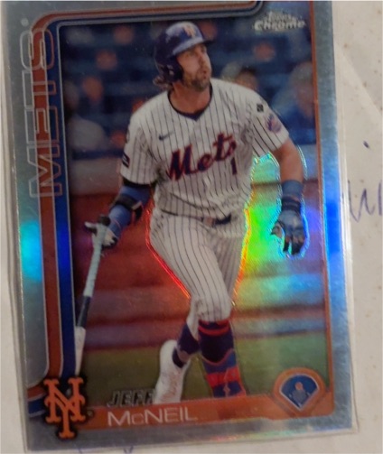 2025 Topps Chrome #167 Jeff McNeil — front