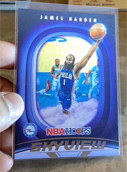 2023-24 Panini NBA Hoops #3 James Harden Skyview — front