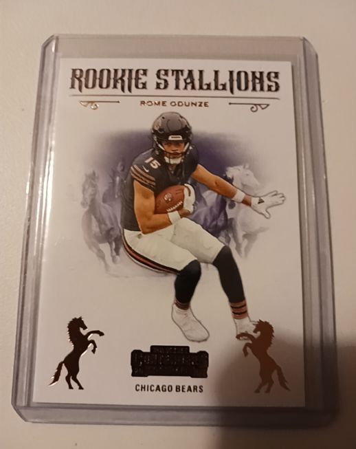 2024 Panini Contenders #13 Rome Odunze Rookie Stallions — front