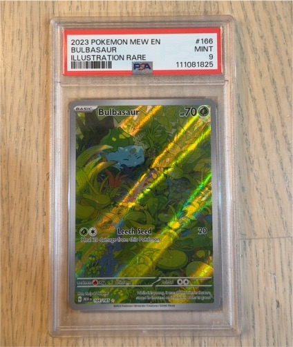2023 Pokémon Scarlet & Violet #166 Bulbasaur Illustration Rare — front