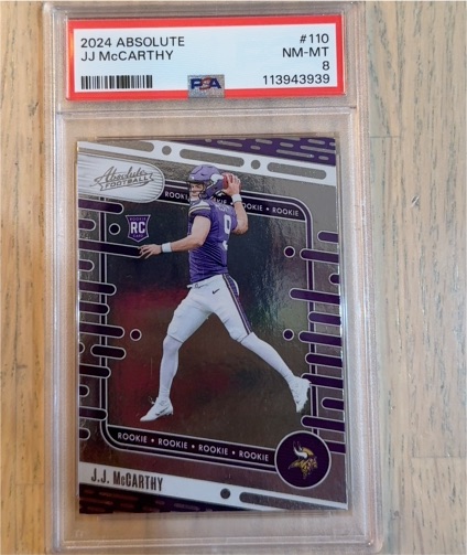 2024 Panini Absolute #110 J.J. McCarthy — front