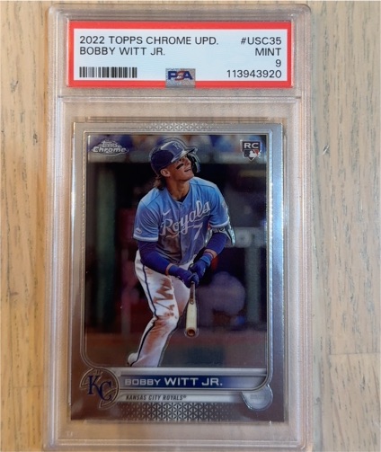 2022 Topps Chrome Update #USC35 Bobby Witt Jr. — front
