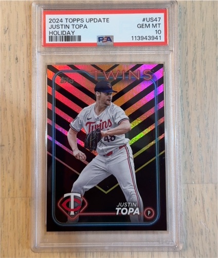 2024 Topps Update #US47 Justin Topa — front
