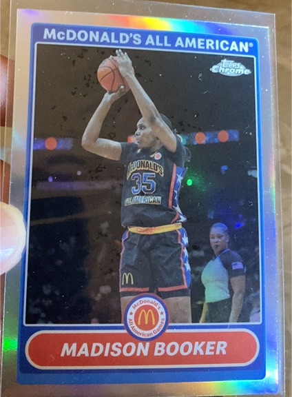 2023 Topps Chrome McDonald's All American #2K7-18 Madison Booker — front