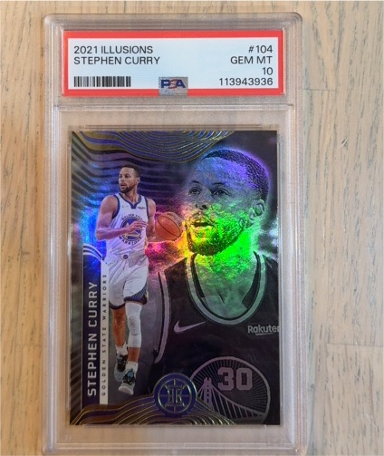2021 Panini Illusions #104 Stephen Curry — front