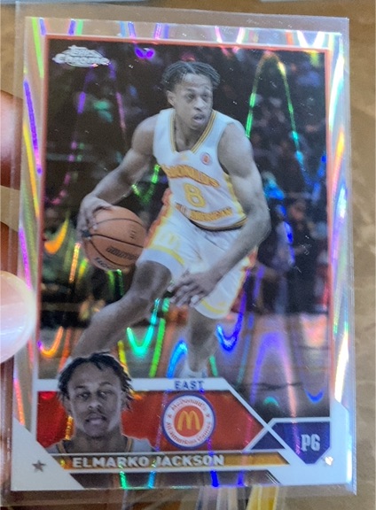 2023 Topps Chrome McDonald's All American #8 Elmarko Jackson — front