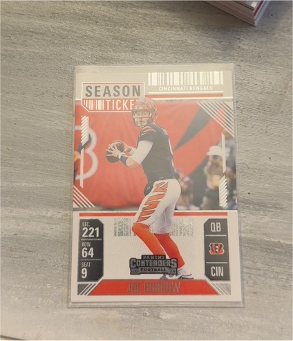 2024 Panini Contenders Football Season Ticket #20 Joe Burrow — front