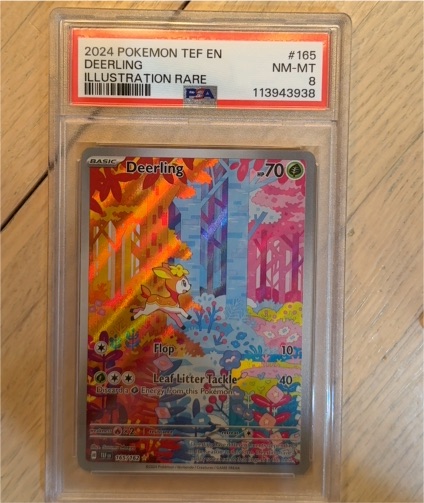2024 Pokémon TEF EN #165 Deerling Illustration Rare — front