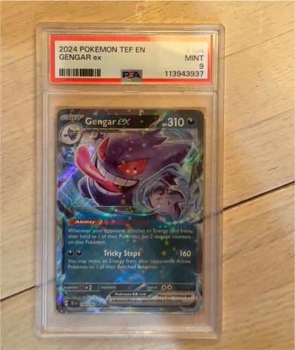 2024 Pokemon TEF EN Gengar ex #104 — front