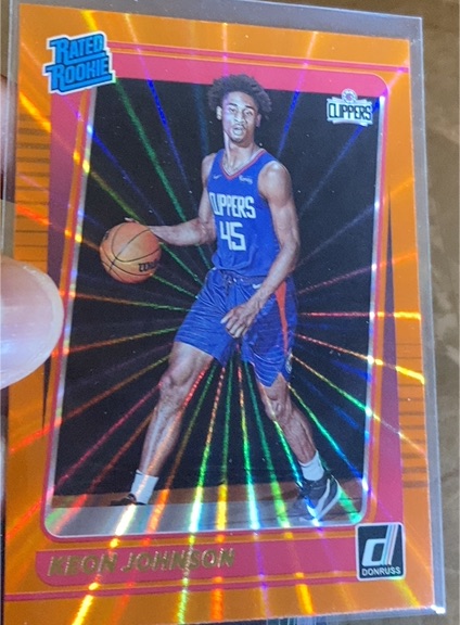 2021-22 Donruss #242 Keon Johnson — front
